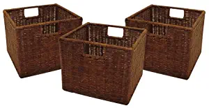 Best small kitchen brown wood stand alone cabinet