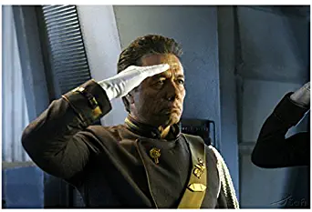 Admiral William Adama Saluting - Battlestar Galactica 8x10 Photograph - BSG