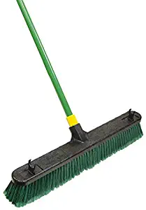 Quickie Bulldozer Push Broom, Green