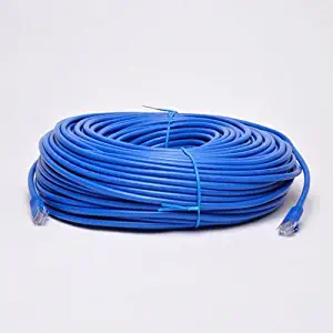 UbiGear New 300ft Blue RJ45 CAT6 Ethernet LAN Network Internet Computer Solid Wire 23 AWG UTP Cable