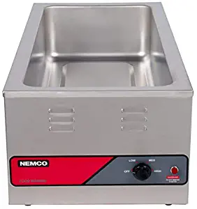 Nemco 6055A-43 4/3 Size Countertop Food Warmer with 31" Long Exterior - 120V, 1500W