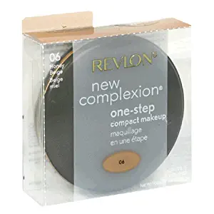 Revlon New Complexion One-Step Compact Makeup, SPF 15, Honey Beige 06, 0.35 Ounce