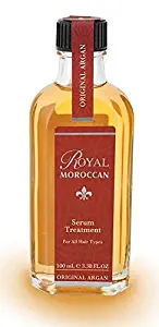 Hair Serum for Frizzy, Dry & Damaged Hair, Smoothing Hair Serum and Split Ends,Royal Moroccan Argan Oil Hair Products,(100 ML3.38 oz)