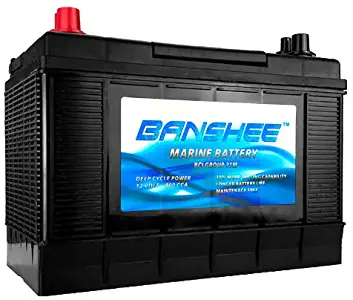 Deep Cycle Marine Battery, Group Size 31, 900 Cca - D31M