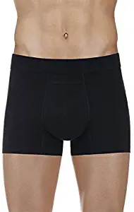 PROTECHDRY - Washable Urinary Incontinence Cotton Boxer Brief Underwear with Front Absorbent Area