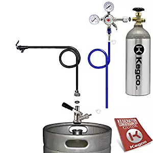 Kegco BF S1PK-5T Standard Party Beer Dispenser Keg Tap Kit, Black