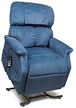 Golden Technologies MaxiComfort Dual Motor Comforter Lift Chair Infinite Position Recliner PR-505L Large MaxiComforter - Admiral Blue Fabric