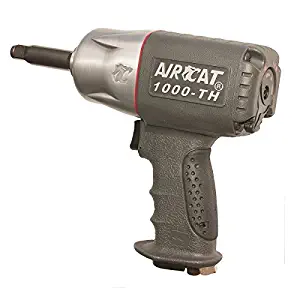 AIRCAT 1000-TH-2 1/2-Inch Composite Air Impact Wrench with Twin Hammer Mechanism and Extended 2-Inch Anvil