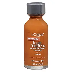 L'Oreal True Match Super-Blendable Makeup Mahogany (Pack of 2)