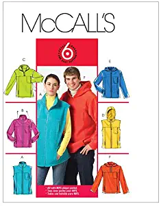 McCall's Patterns M5252 Misses/Men's Unlined Vest and Jackets, Size XM (SML-MED-LRG)