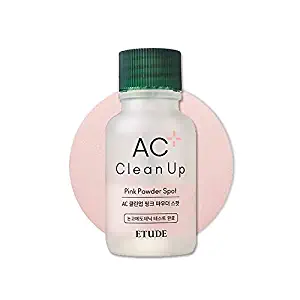 ETUDE HOUSE AC Clean Up Pink Powder Spot (renewal) | Water Type Formula Spot Care with Calamine for Troubled Skin | NON-COMEDOGENIC TESTED | Soothes the Irritated Skin