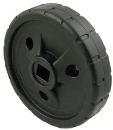 Fisher-Price Rock,Roll 'N Ride Trike ~ Replacement Front Black Wheel Only ~ If You are Replacing The Front Wheel, Please Order a Pedal