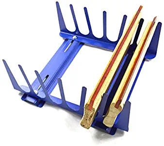 Techtongda 6 Layers Desktop Screen Printing Squeegee Rack Silk Screen Squeegee Scraper Spatula Steel Holder Organizer