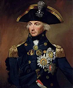 Wall Art Print Entitled Vice Admiral Horatio Nelson, Original by Lemuel Ab by Celestial Images | 11 x 13