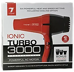 Tyche Turbo Jet Ionic 3000 Professional Dryer (1 Year Warranty Included)