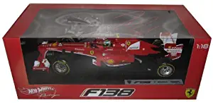Ferrari F2013 F138 Felipe Massa Formula 1 2013 F1 1/18 by Hotwheels BCK15