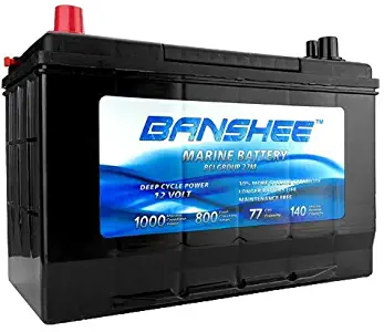 Deep Cycle Marine Battery Replaces D27M 8027-127 Group 27