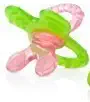 Nuby Chewbies Silicone Teether, Pink Green