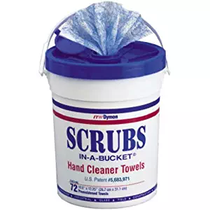 Dymon 42272 Scrubs In A Bucket Hand Cleaner Towels 72 Count