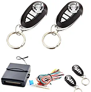 akhan AKH66164065 100F03 Radio Remote Control Set Conversion Kit Including 2 Handheld Transmitter for All 12V Central Locks