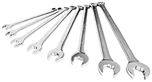 Astro Pneumatic Tool 7181XL 8 Piece Extra Long Damaged Fastener Flank Bite Combination Wrench Set