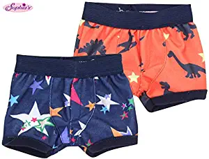 18 Inch Boy Doll Underwear Set of 2 | Stars and Dinosaurs Boy Underwear
