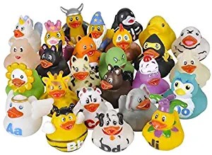 2" ALPHABET RUBBER DUCKIES