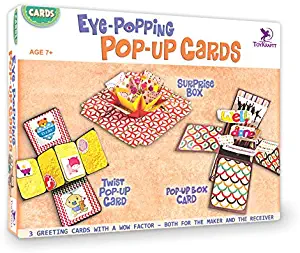 Toykraft: Eye Popping Popup Card - Do It Yourself Card Making Activity Kit for Kids 7 Years & Above