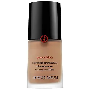 Giorgio Armani Beauty Power Fabric Longwear High Cover Foundation SPF 25 - Shade 7.5 - tan skin with golden undertone