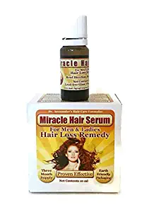 Hair Loss Treatment - More Effective than Shampoo - Natural Miracle Hair Serum THAT WORKS - For Men and Women - Scalp Health, Stop Hair Loss, Thicken Hair - 3 Month Supply