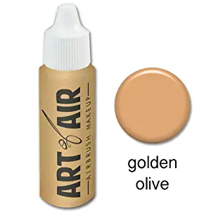 Art of Air Airbrush Makeup - Foundation 1/2oz Bottle Choose Color (Golden Olive)