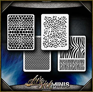 Mini Animal Patterns AirSick Airbrush Stencil Template