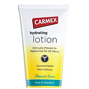 Carmex Hydrating Lotion with Aloe & Vitamin E 1 Oz. (6 Pack)