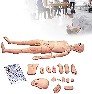 BBYT Multi-Functional Patient Care Simulator Male and Female Nursing Manikin Human Anatomical Model for Nursing Medical Training