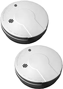 Kidde Battery-Operated Basic Smoke Detector Alarm with Low Battery Indicator | Model 0915D-018, 2-Pack