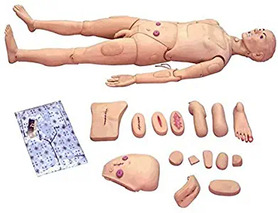 XLST Multi-Functional Combination Nursing Training Manikin Model, Patient Care Simulator, Nursing Mannequin for Nursing Medical Teaching