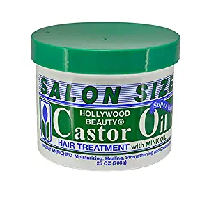 Hollywood Beauty Castor Oil Hair Treatment with Mink Oil, 25 Ounce