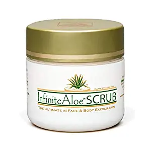 Infinite Aloe Skin Care Scrub, 4 oz. - 1 Jar - InfiniteAloe Face & Body Exfoliator