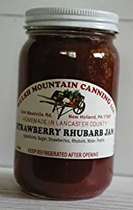 Amish Strawberry Rhubarb Jam, 8 oz Jar / 2 Pack