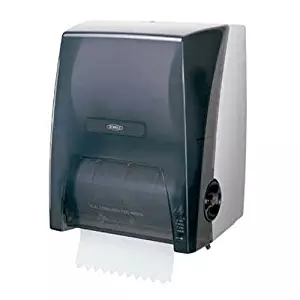 Bobrick B-72860 Surface Mount Roll Paper Towel Dispenser - Grey Translucent Plastic