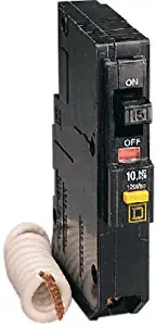 Square D by Schneider Electric QO115GFICP QO Qwik-Gard 15 Amp Single-Pole GFCI Circuit Breaker