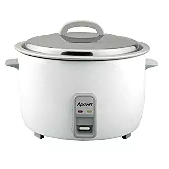 Adcraft RC-E25 Heavy-Duty 25-Cup Rice Cooker, 1550-Watts, 120v