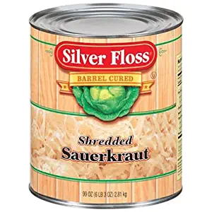 Silver Floss Shredded Sauerkraut - 99 oz. (pack of 6)