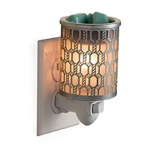 CANDLE WARMERS ETC Pluggable Fragrance Warmer- Decorative Plug-in for Warming Scented Candle Wax Melts and Tarts or Essential Oils, Filigree