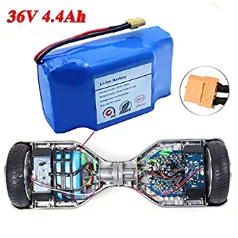 Battery for Hoverboard Scooter Safe Replacement batteries Part Power Self Balancing LED Electric Skateboard Hover Board Electric Hub Fix Your not Working Batteries Easy DIY Repair