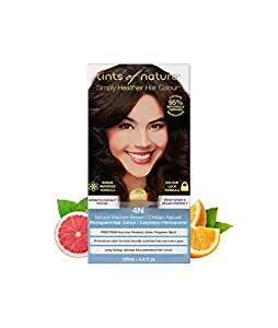 Tints of Nature 4N Natural Medium Brown Permanent Hair Dye, Single