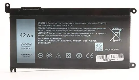 WDX0R Laptop Battery for dell Inspiron 15 5565 5567 5568 5578 7560 7570 7579 7569 Inspiron13 5000 5368 5378 7368 7378 17 5765 5767 5770 Series Notebook Battery Fits 3CRH3 T2JX4 FC92N CYMGM