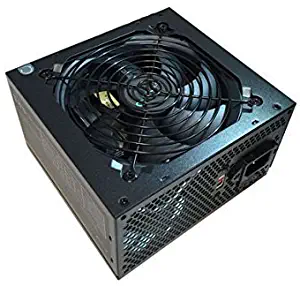 APEVIA VENUS450W 450W ATX Power Supply with Auto-Thermally Controlled 120mm Fan, 115/230V Switch, All Protections