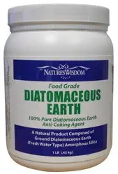 Nature's Wisdom Food Grade Diatomaceous Earth 1 lb. Jar