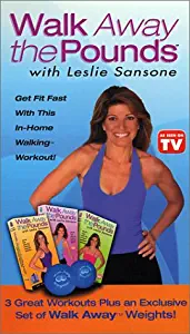 Leslie Sansone - Walk Away the Pounds 3 Pack (includes weight set) [VHS]